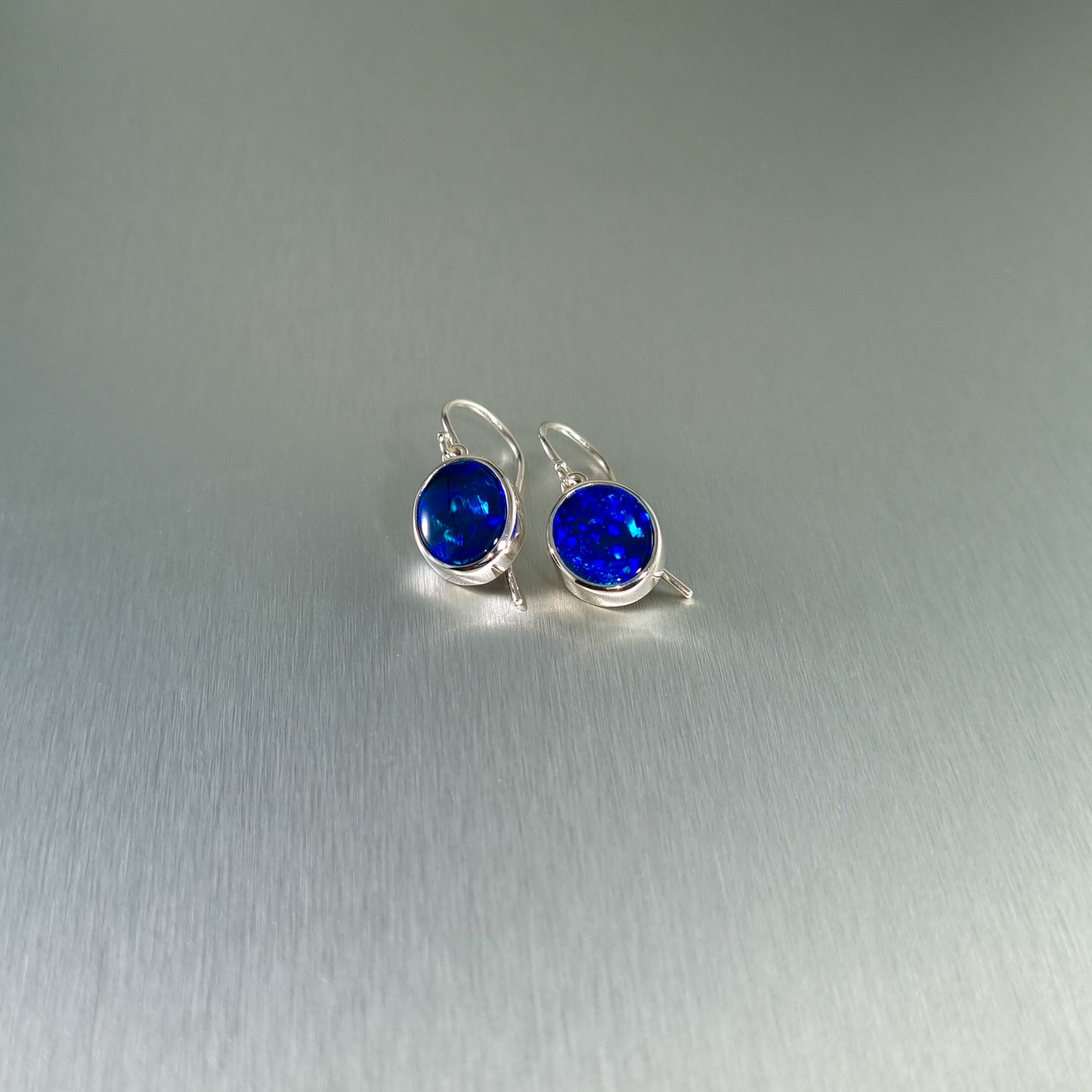 Coober Pedy Opal Doublet Earrings