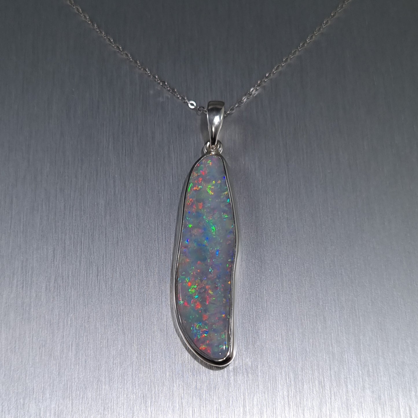 Solid Carved Opal Pendant