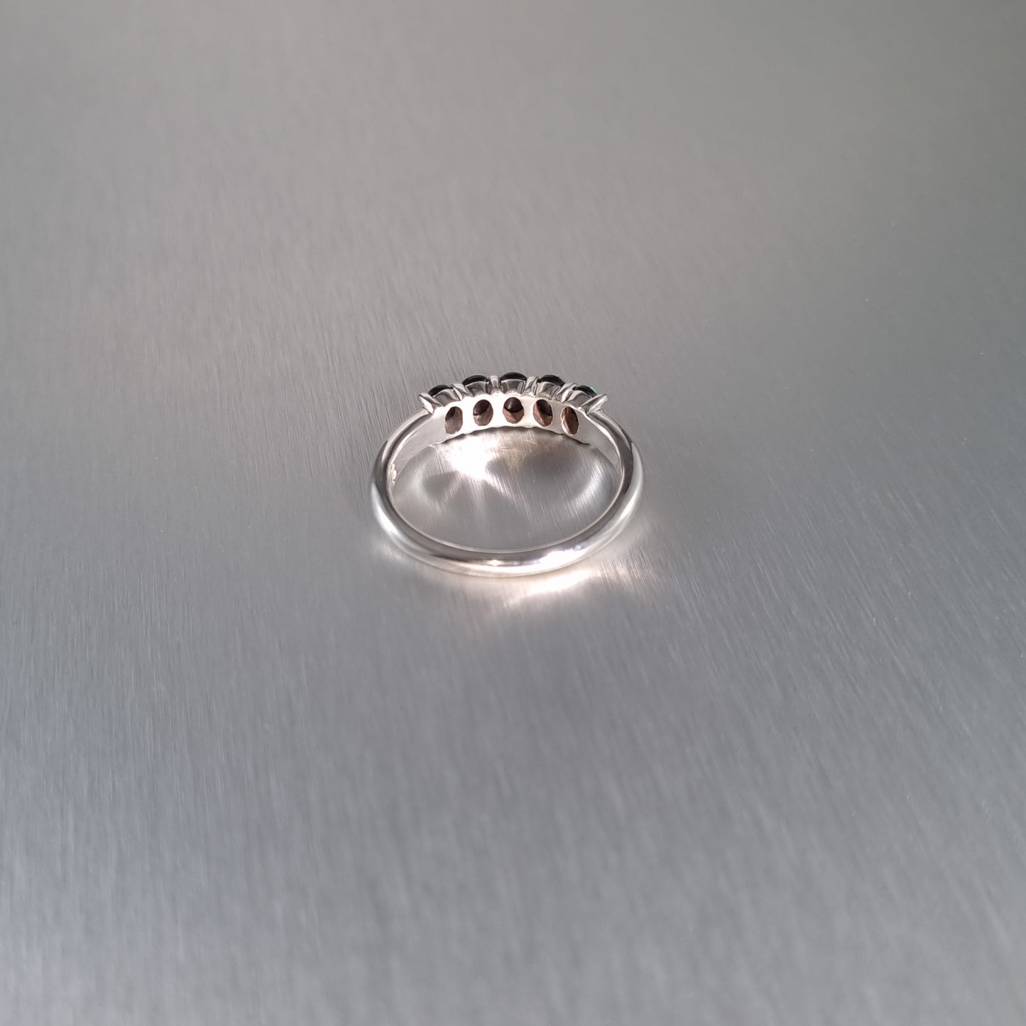 5 Stone Opal Doublet Ring