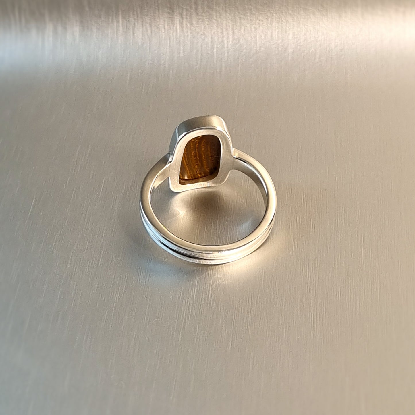 Coober Pedy Opal Doublet Ring