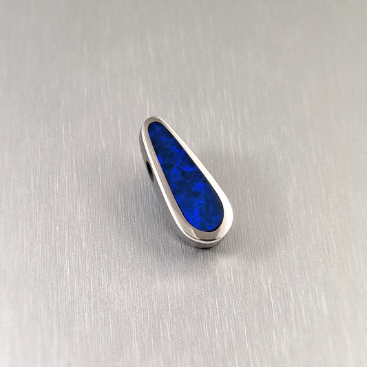 Coober Pedy Opal and Obsidian Pendant