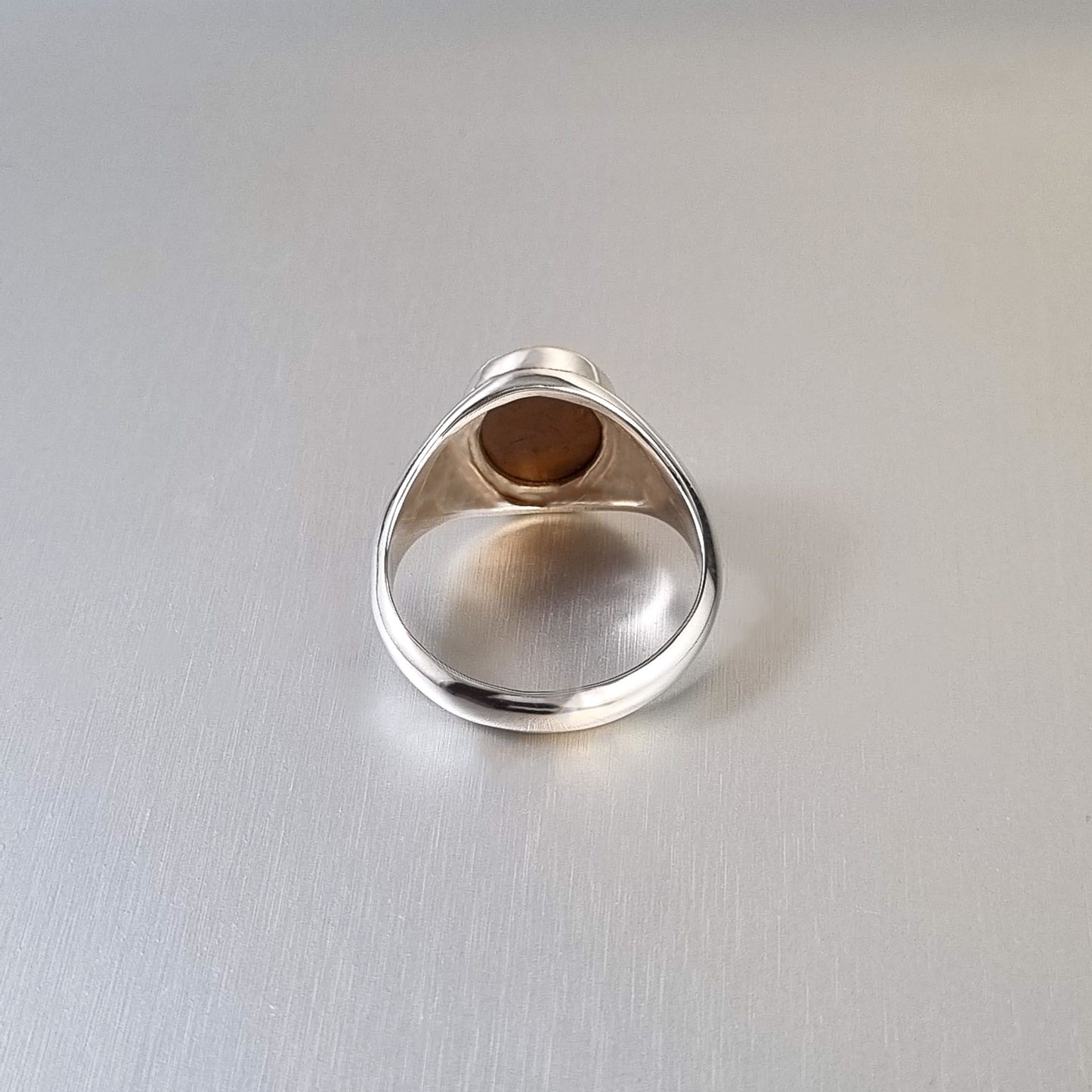 Coober Pedy Opal Doublet Ring