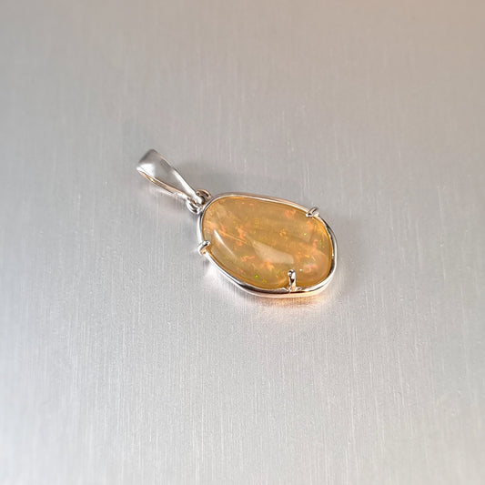 Coober Pedy Solid Opal Pendant