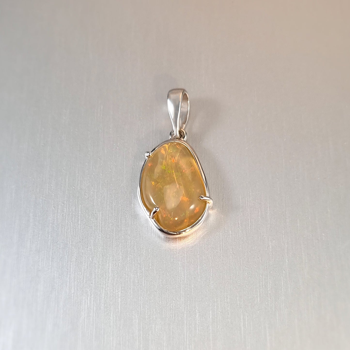 Coober Pedy Solid Opal Pendant