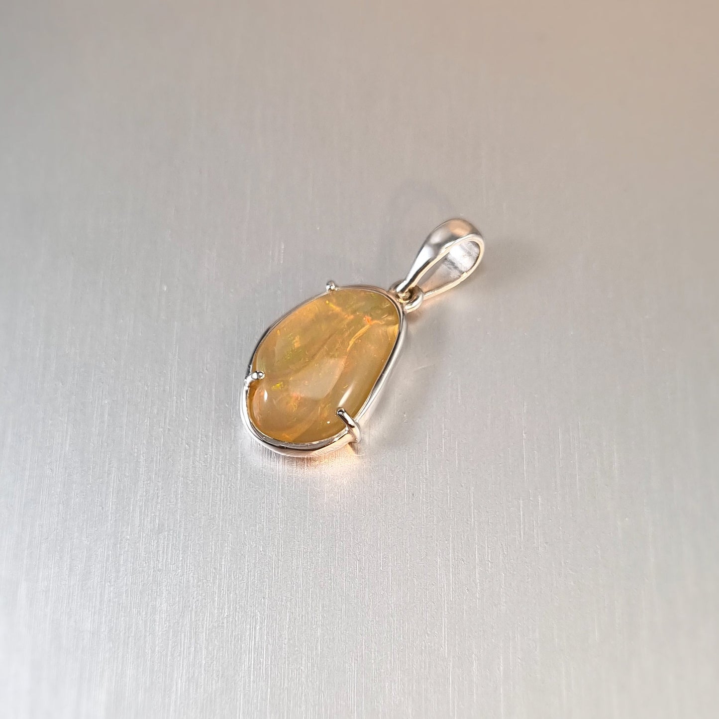 Coober Pedy Solid Opal Pendant