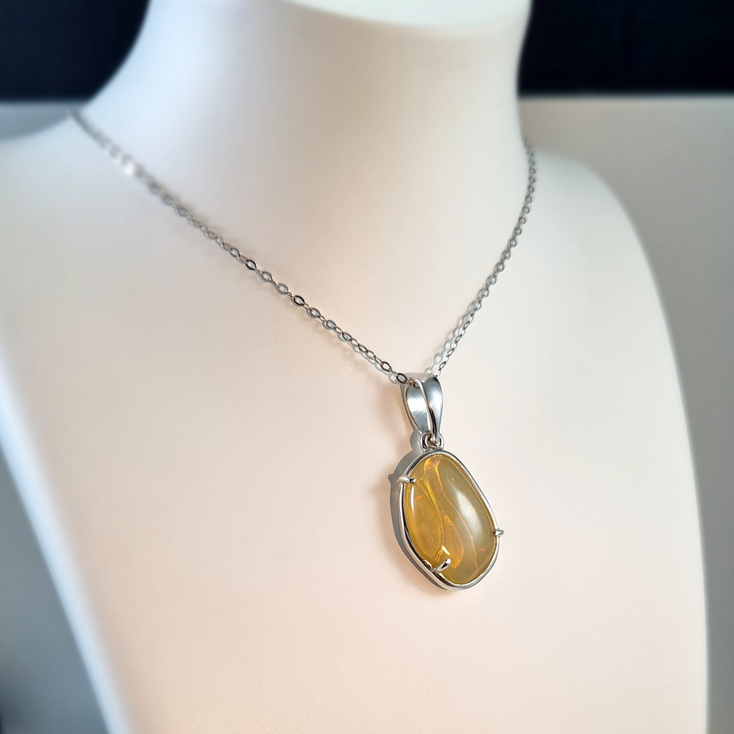 Coober Pedy Solid Opal Pendant
