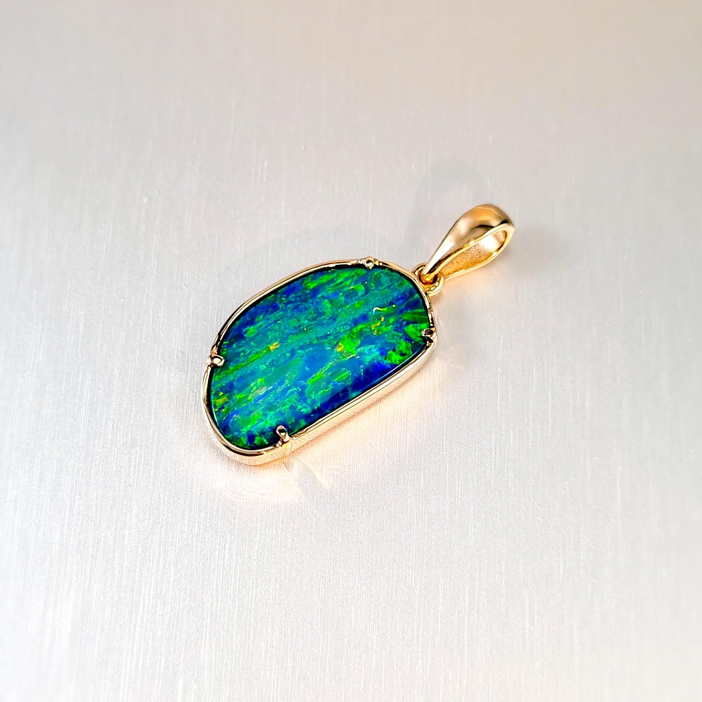 Coober Pedy Opal Doublet Pendant