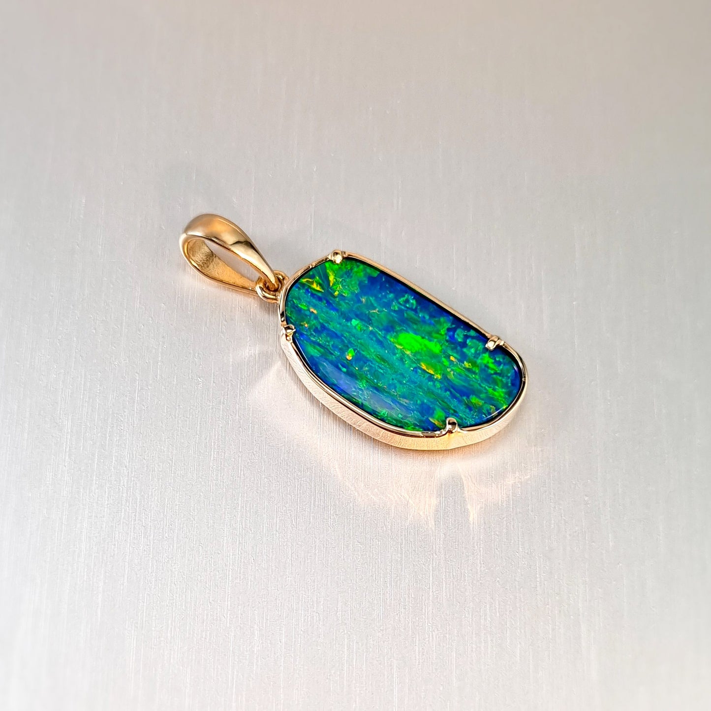 Coober Pedy Opal Doublet Pendant