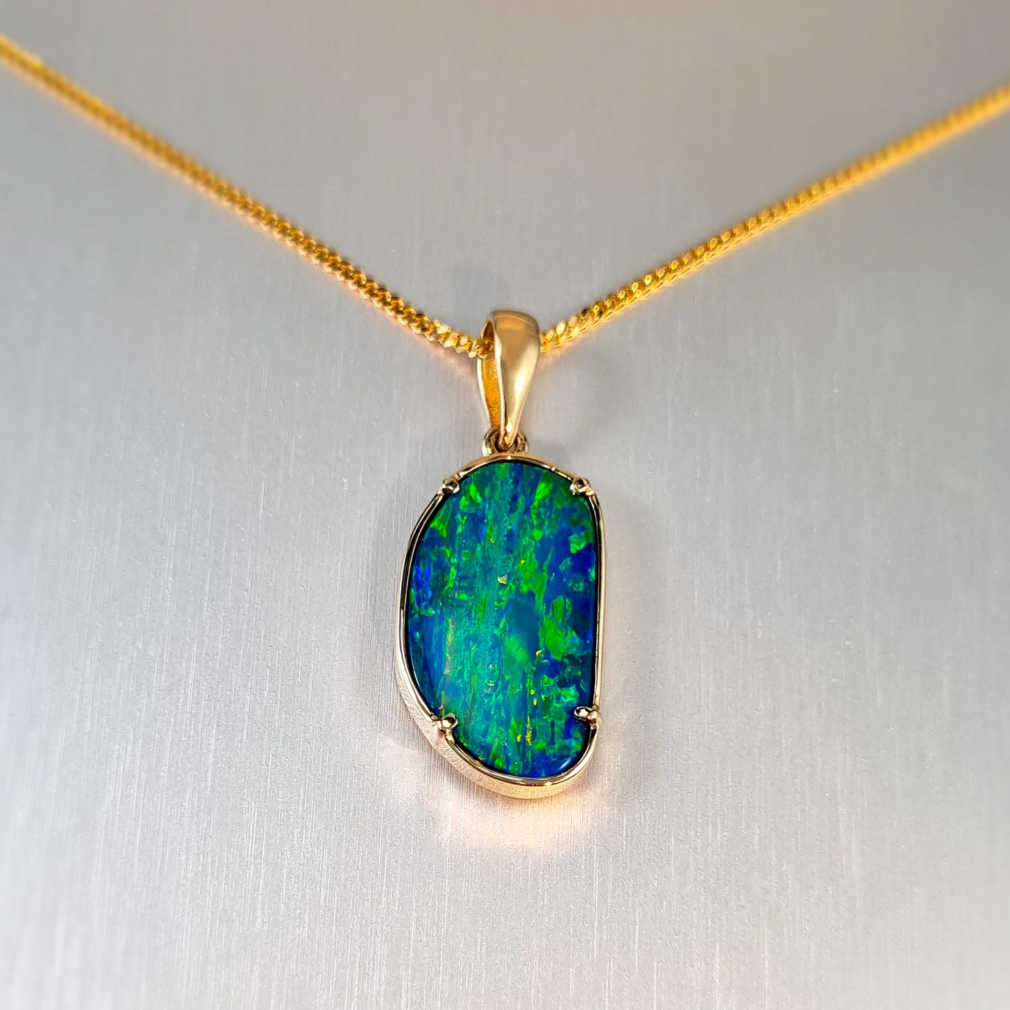 Coober Pedy Opal Doublet Pendant