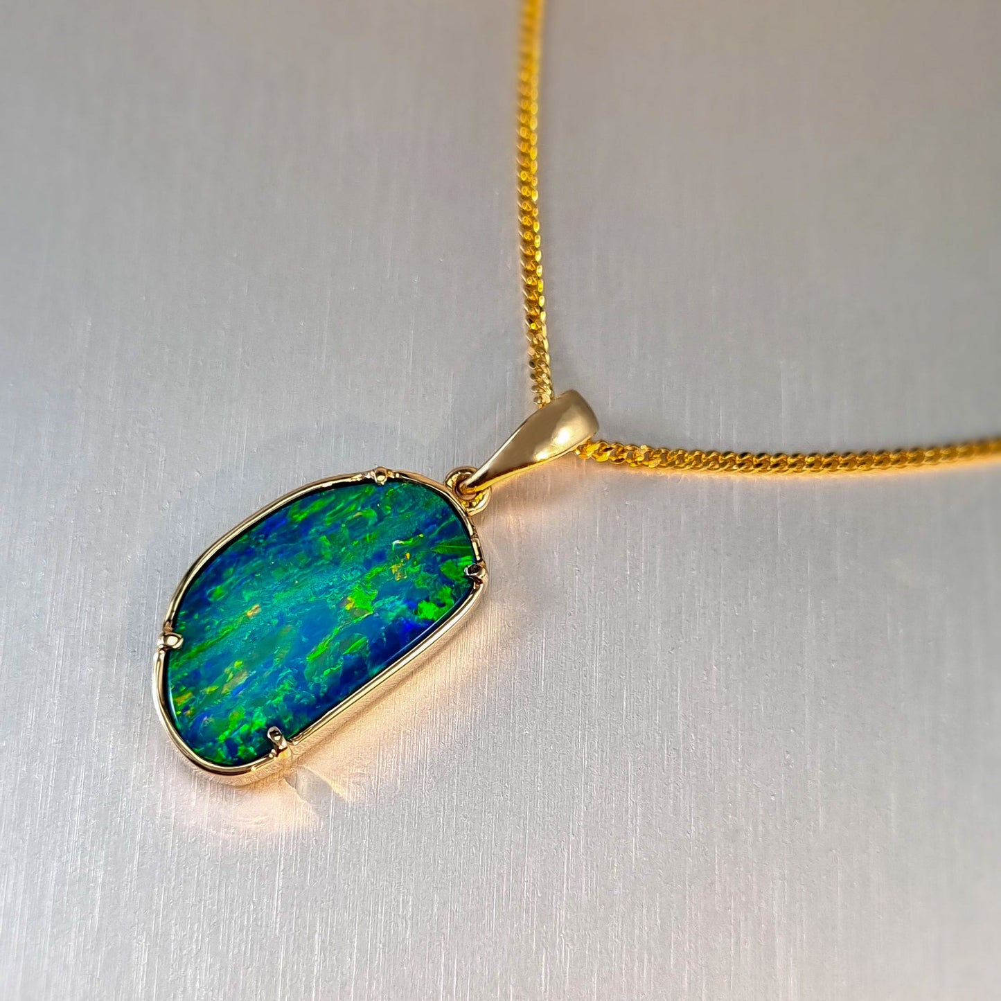 Coober Pedy Opal Doublet Pendant