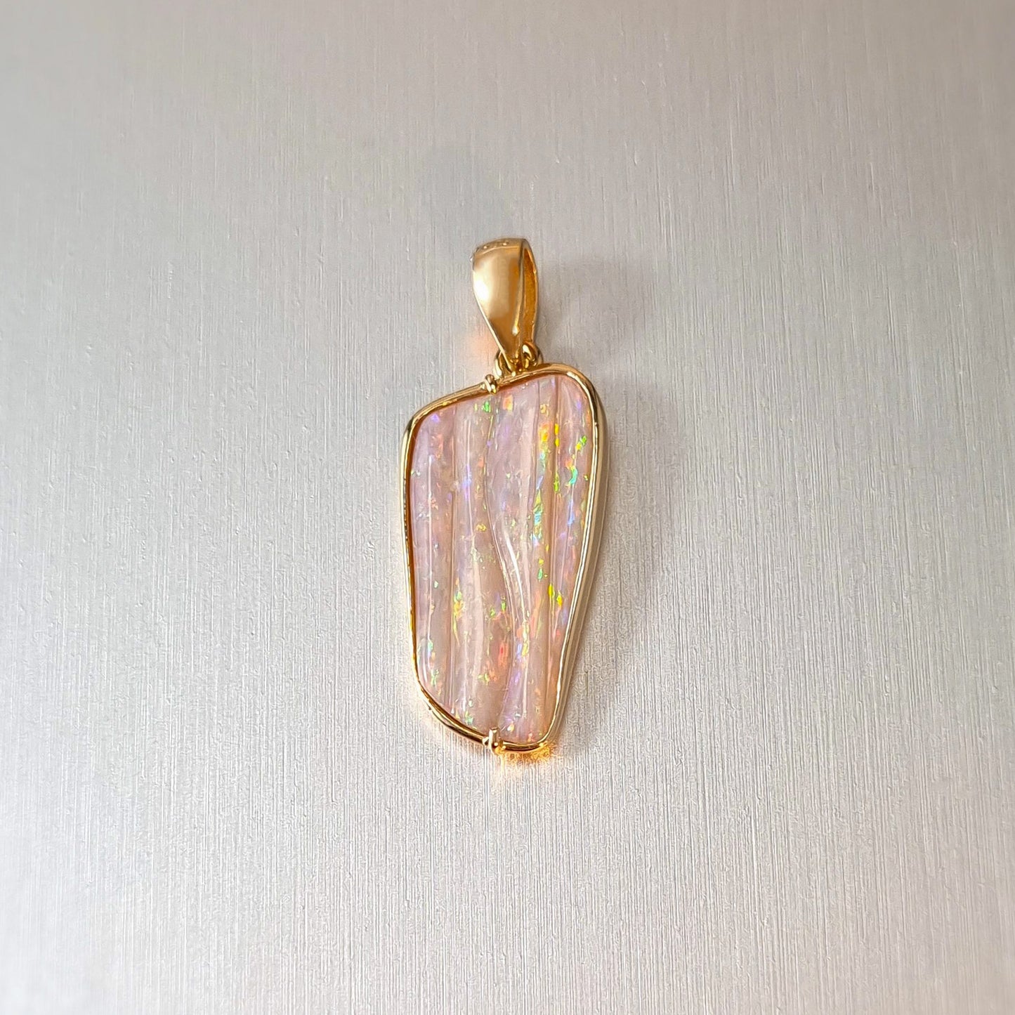 Coober Pedy Solid Opal Pendant