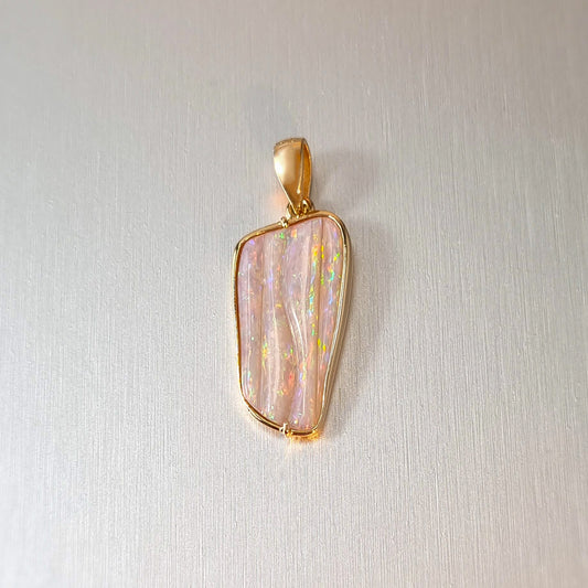 Coober Pedy Solid Opal Pendant