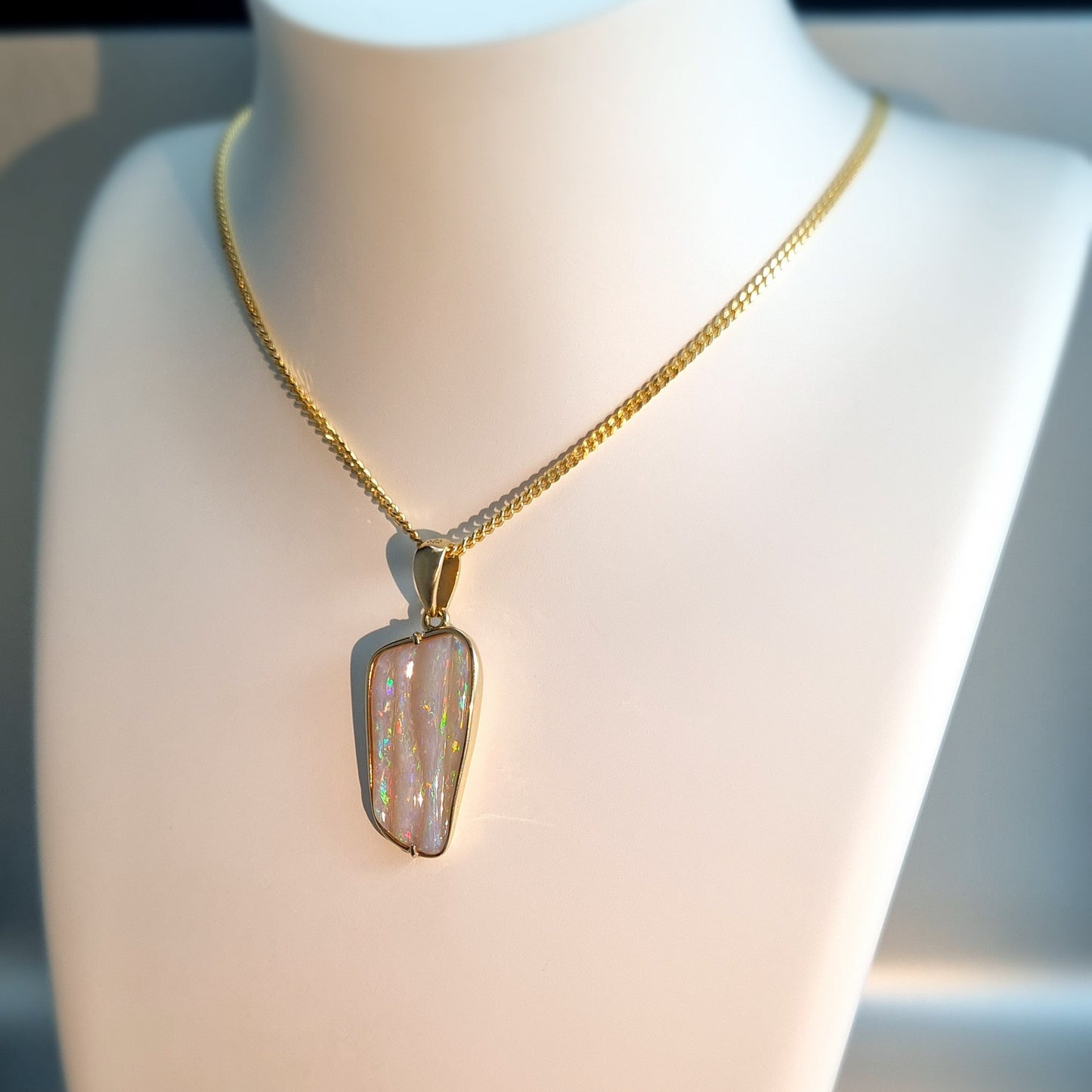 Coober Pedy Solid Opal Pendant