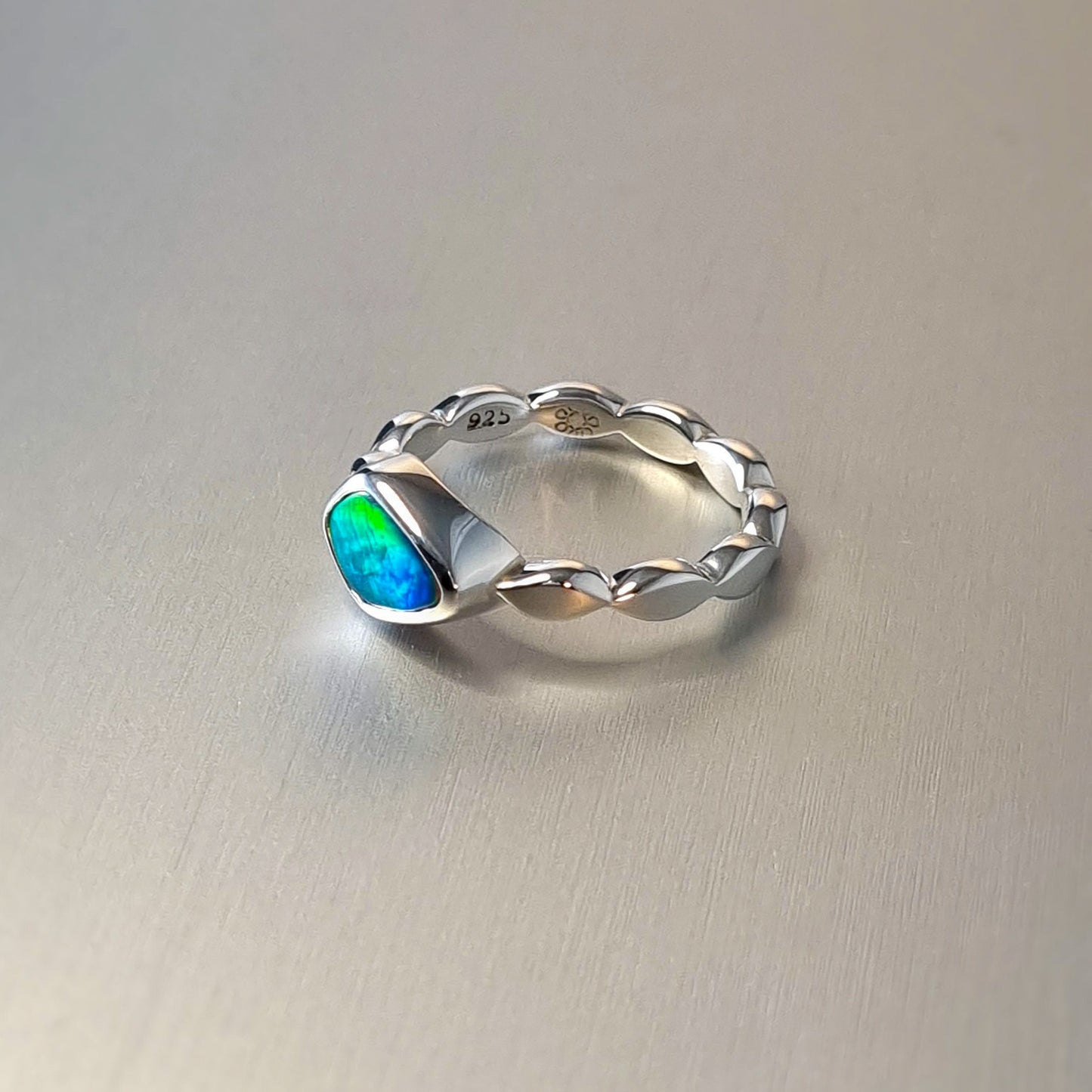 Opal Doublet Ring