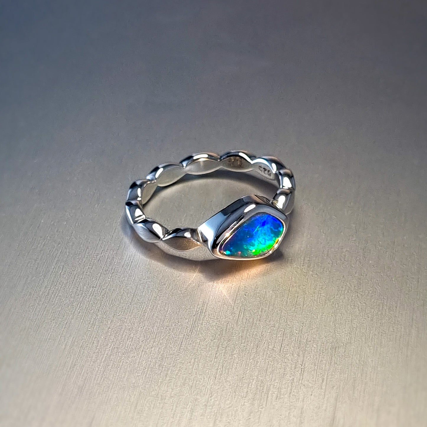 Opal Doublet Ring