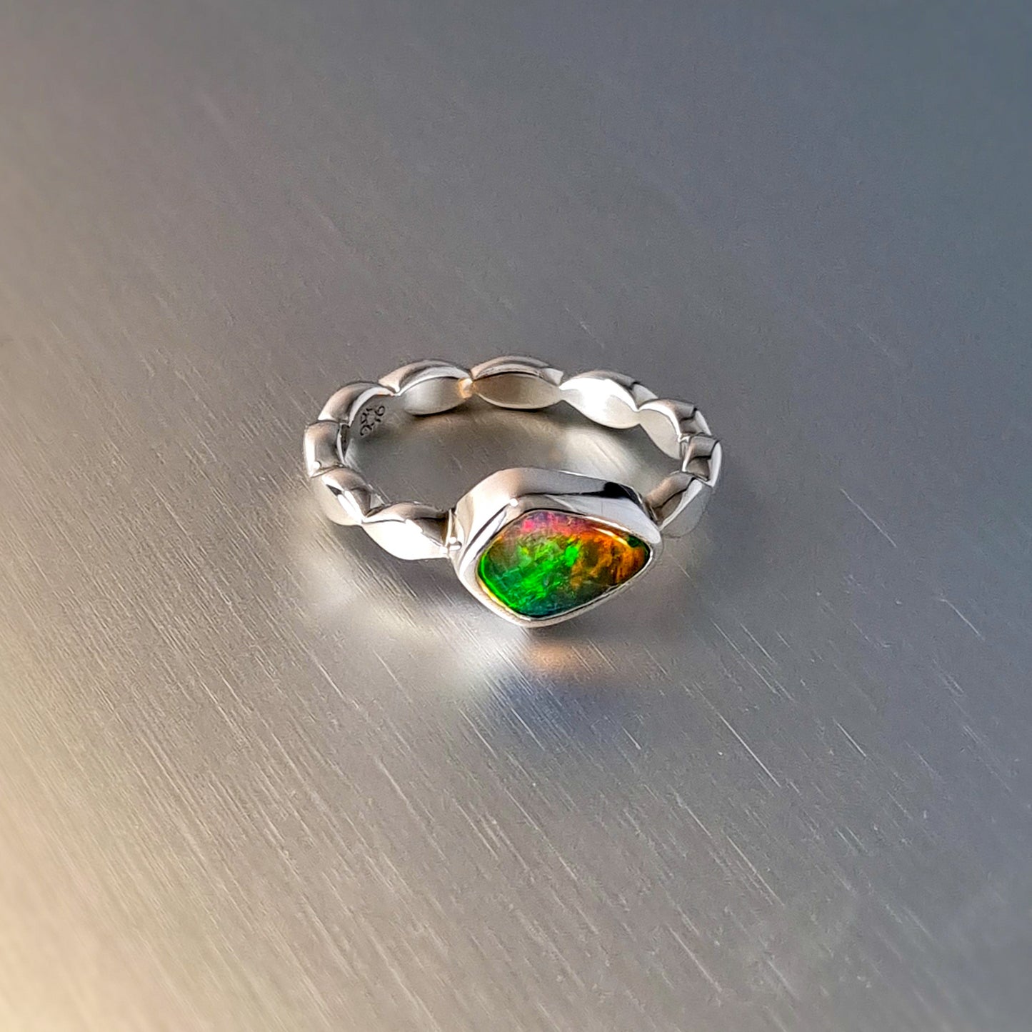 Opal Doublet Ring