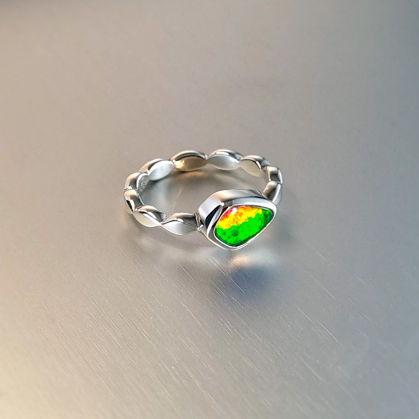 Opal Doublet Ring