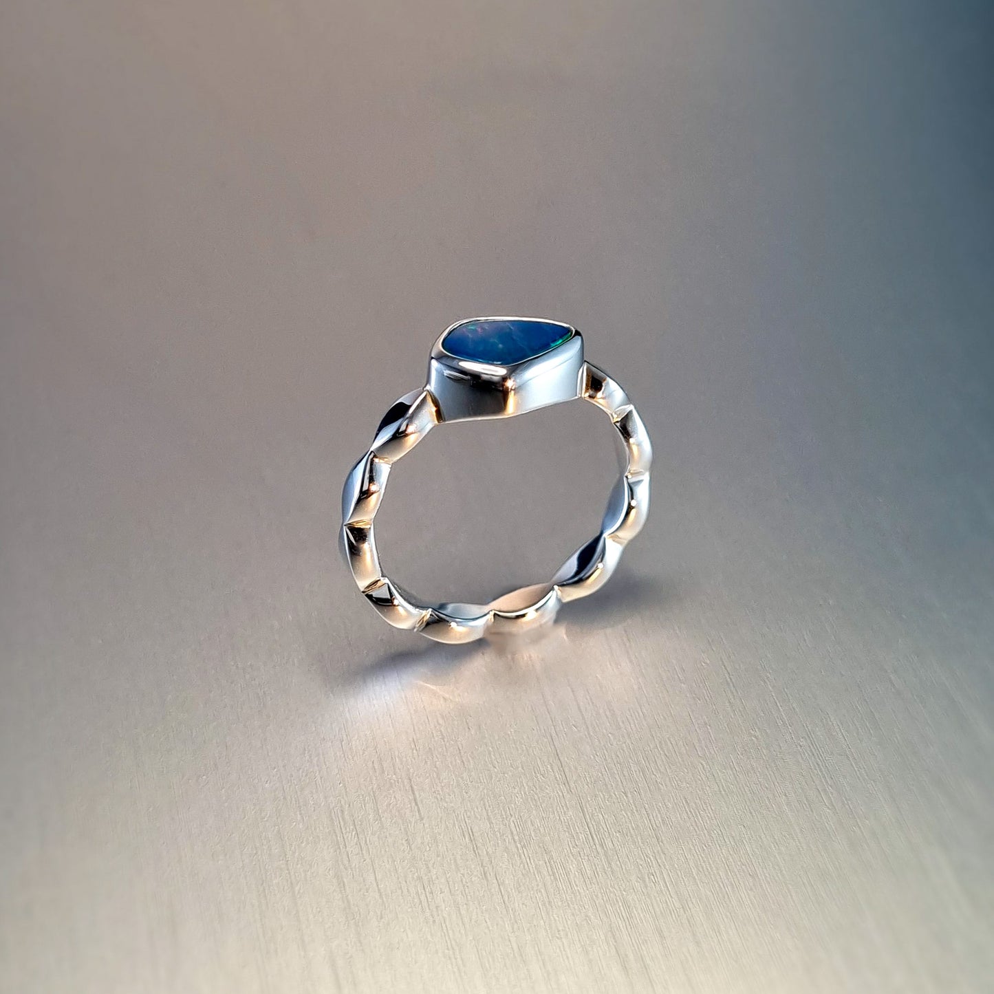 Opal Doublet Ring