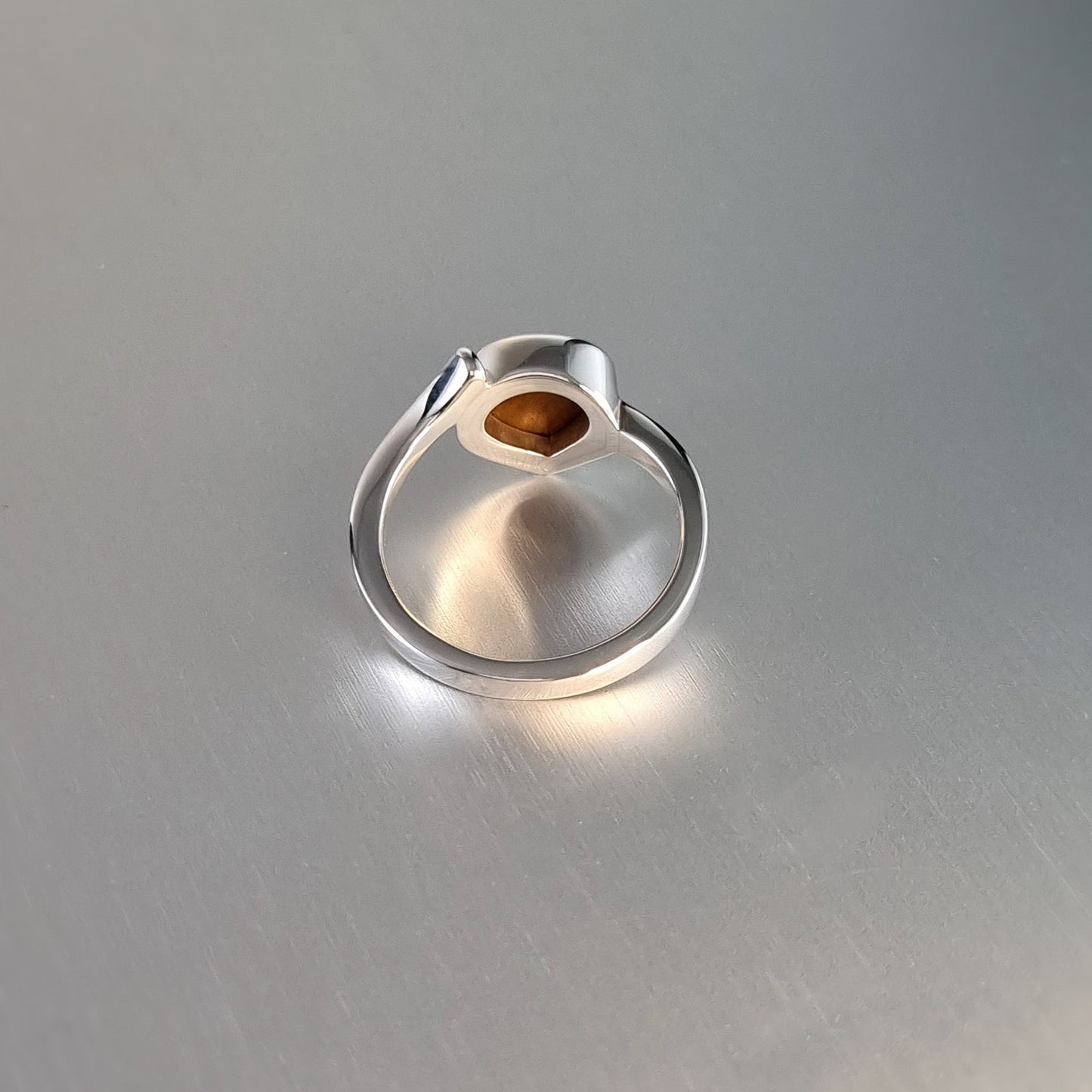 Teardrop Opal Doublet Ring