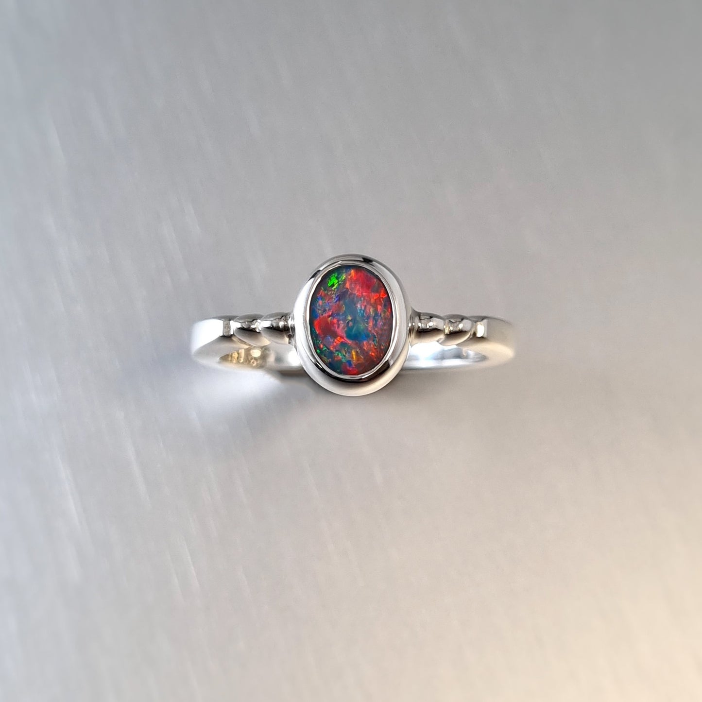Opal Doublet Ring