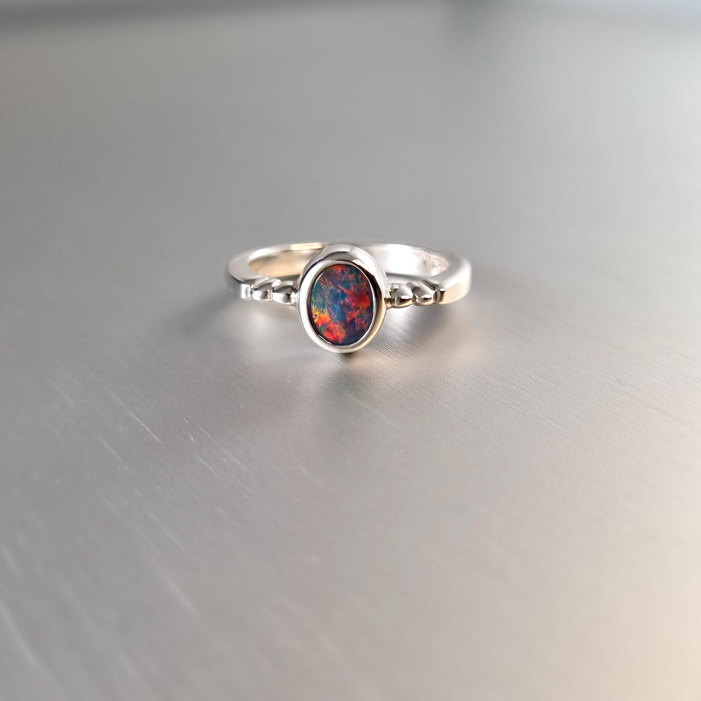 Opal Doublet Ring
