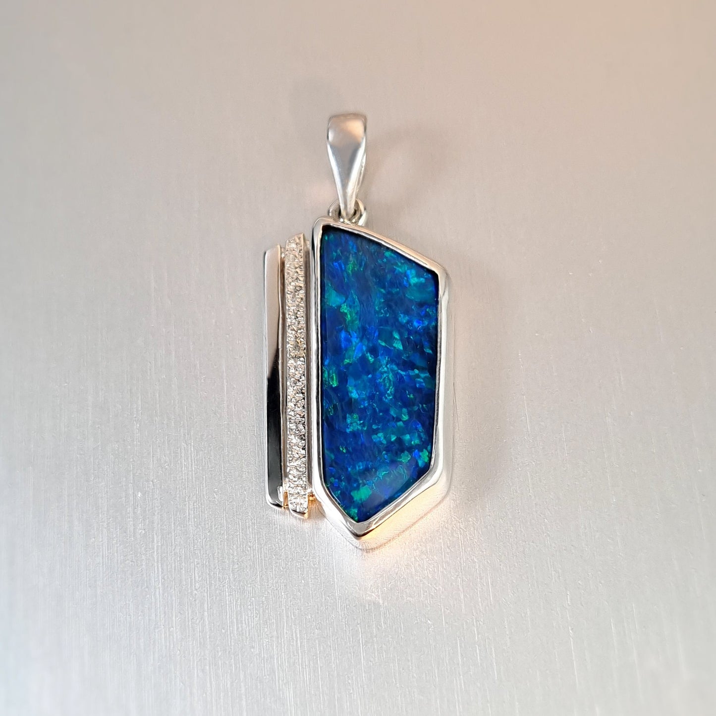 Coober Pedy Opal Doublet Pendant