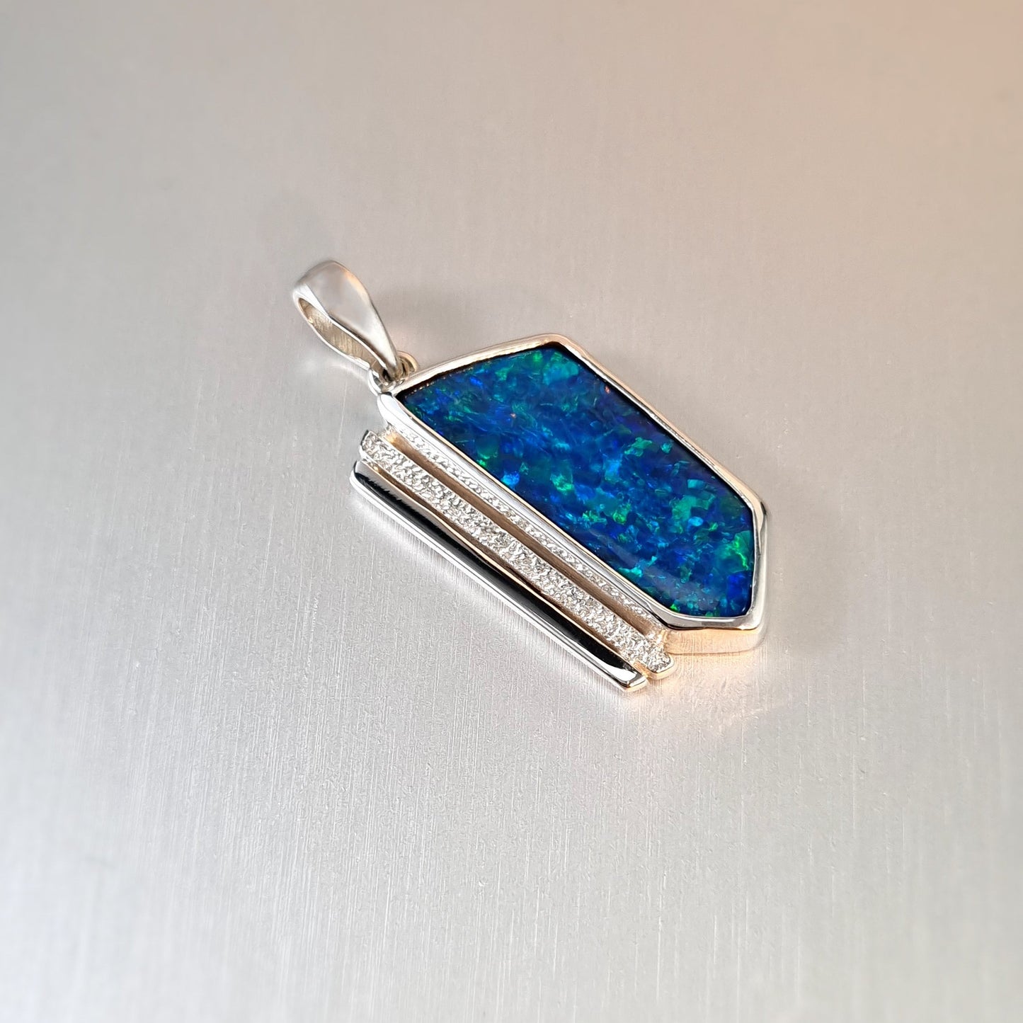 Coober Pedy Opal Doublet Pendant