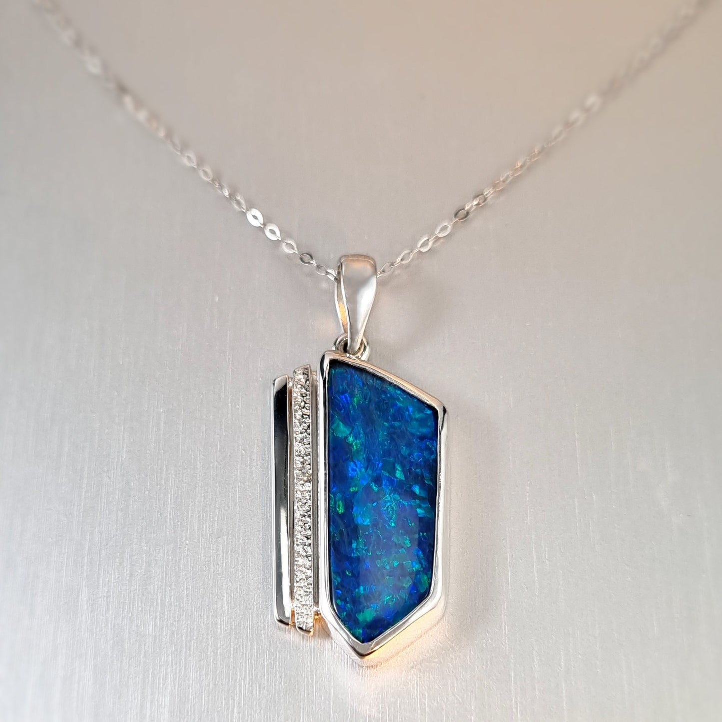 Coober Pedy Opal Doublet Pendant