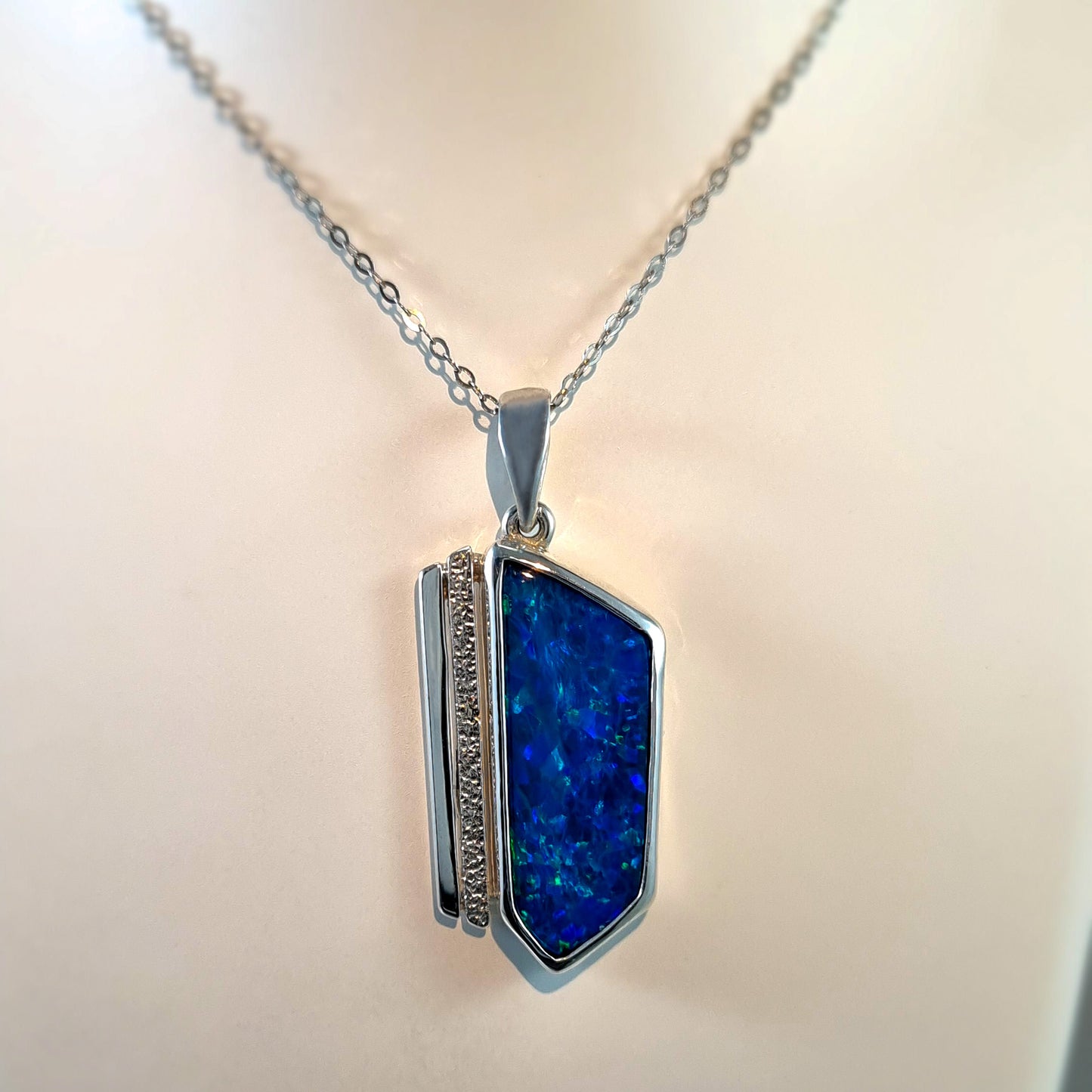 Coober Pedy Opal Doublet Pendant