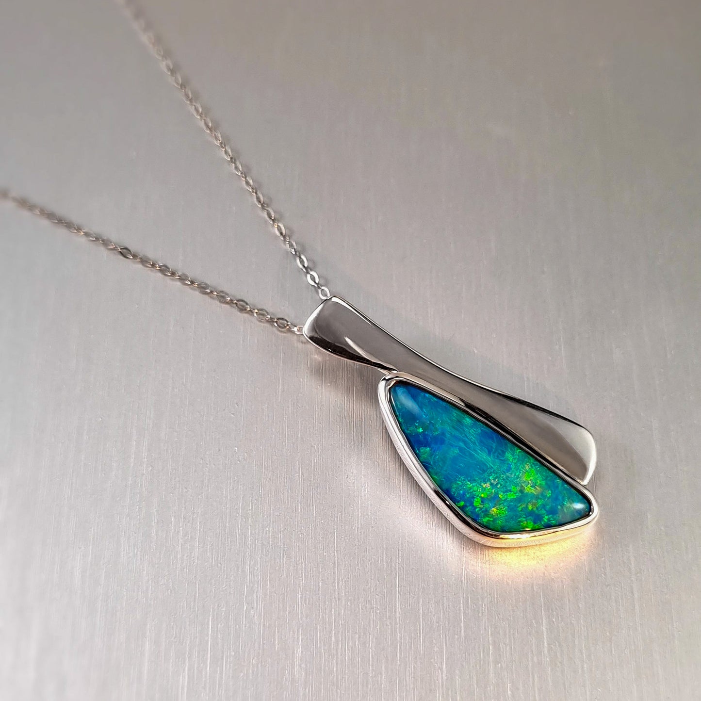 Coober Pedy Opal Doublet Pendant