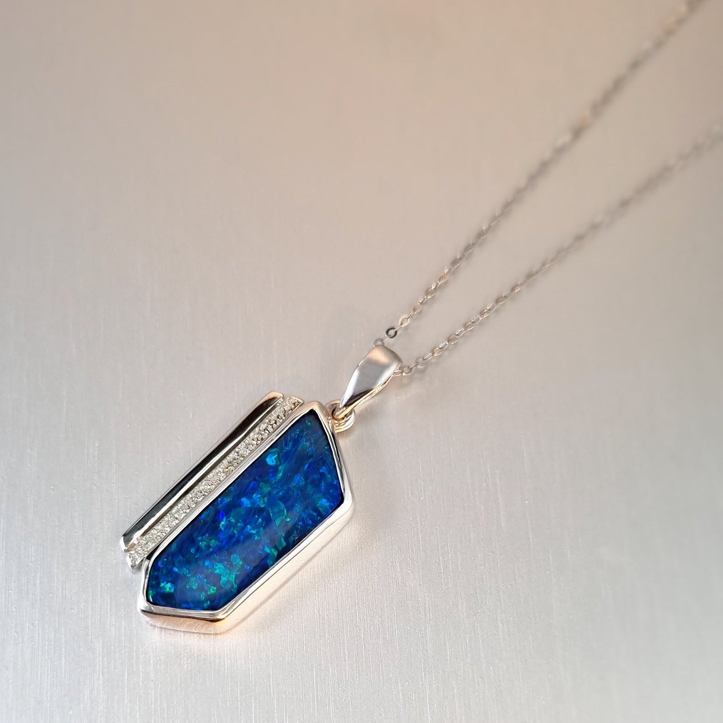 Coober Pedy Opal Doublet Pendant