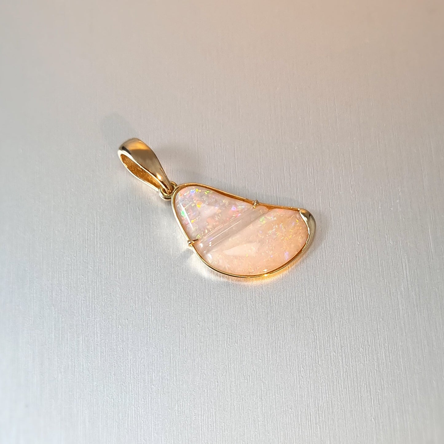 Coober Pedy Solid Opal Pendant