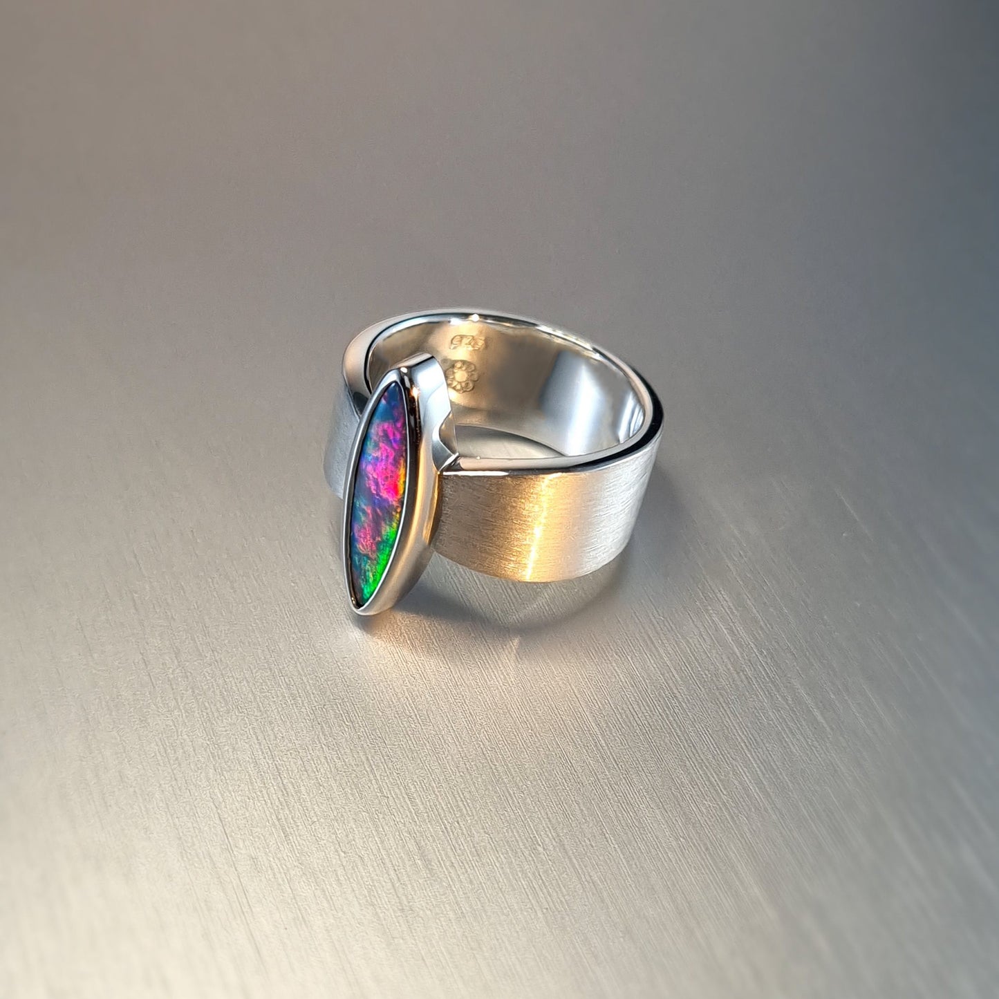 Opal Doublet Ring