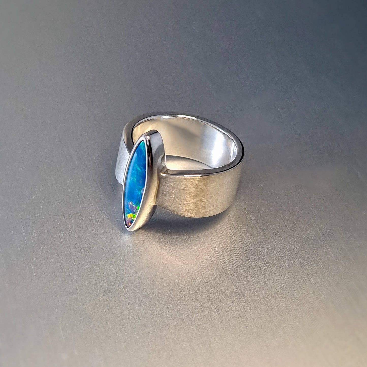 Opal Doublet Ring