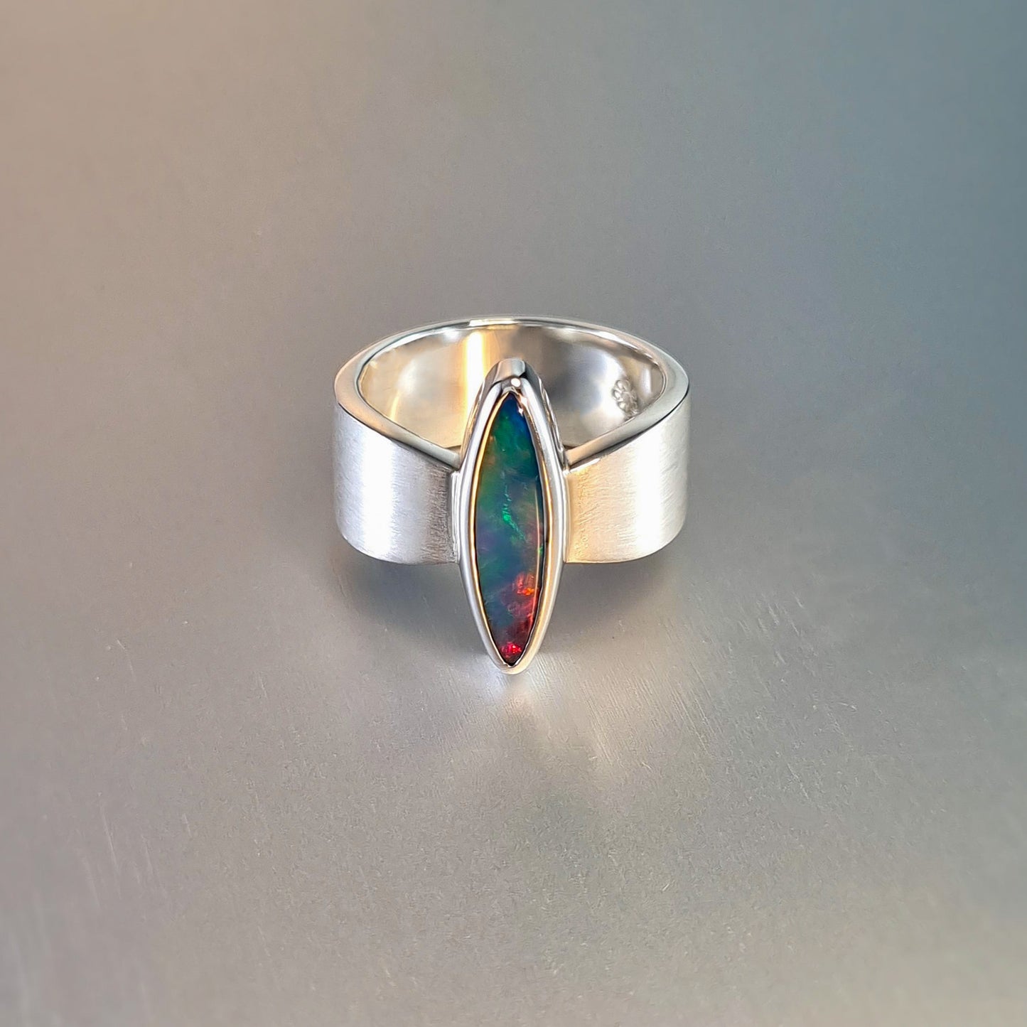 Opal Doublet Ring