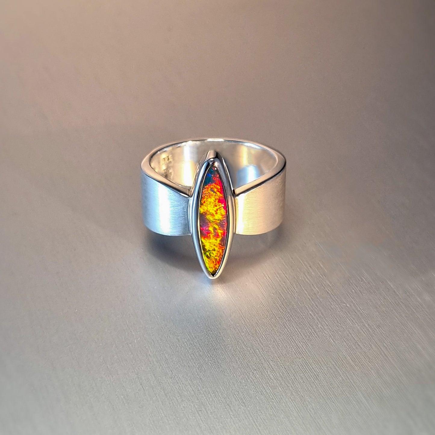 Opal Doublet Ring