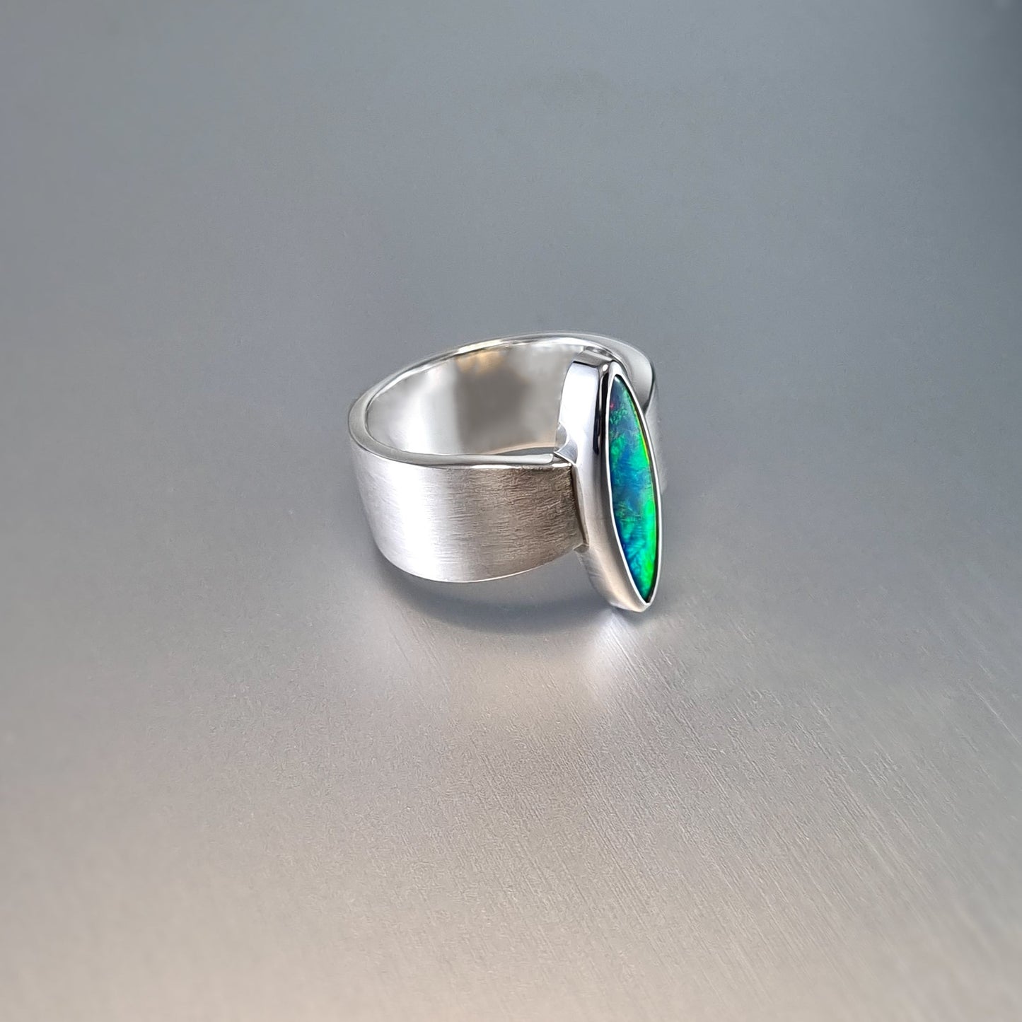 Opal Doublet Ring