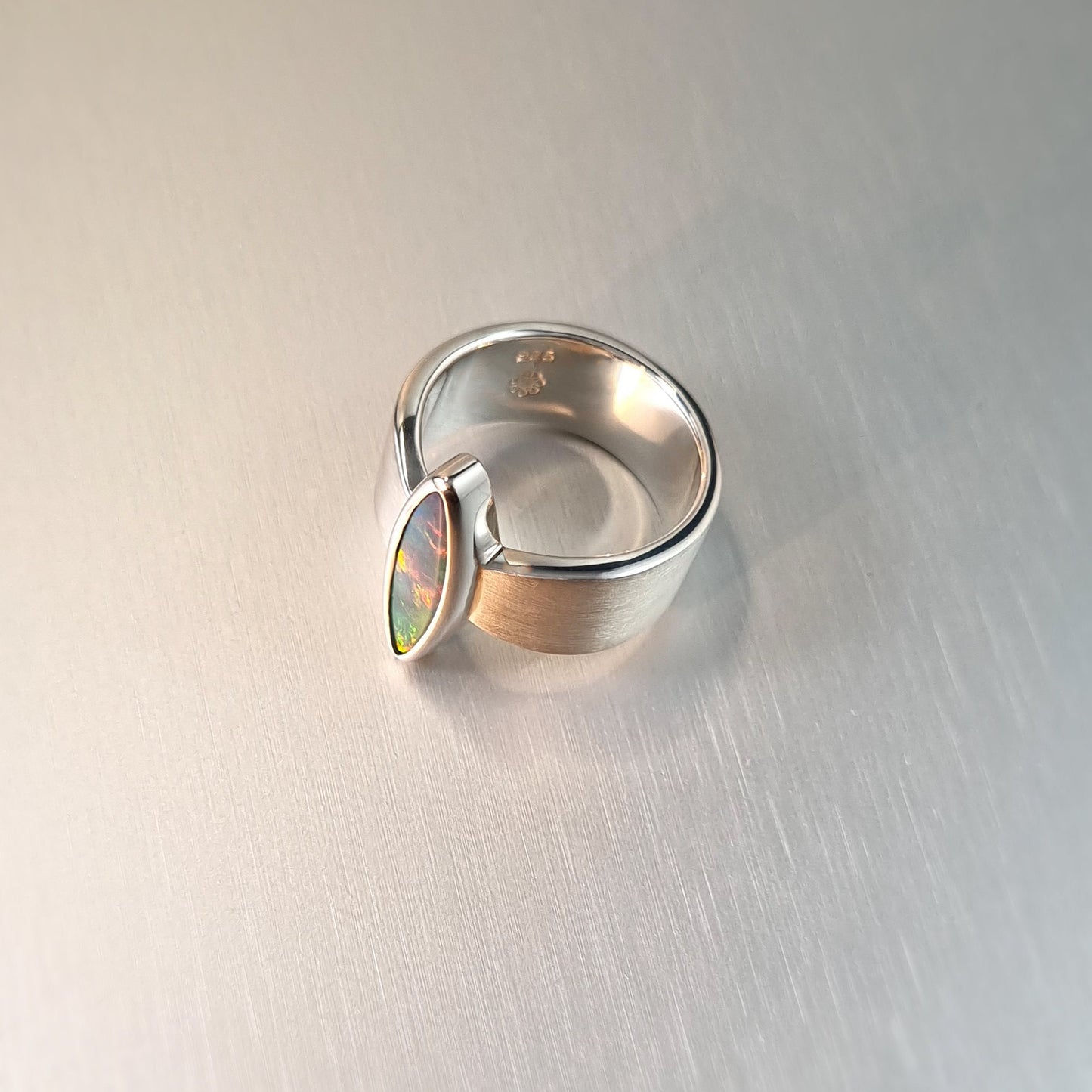 Opal Doublet Ring