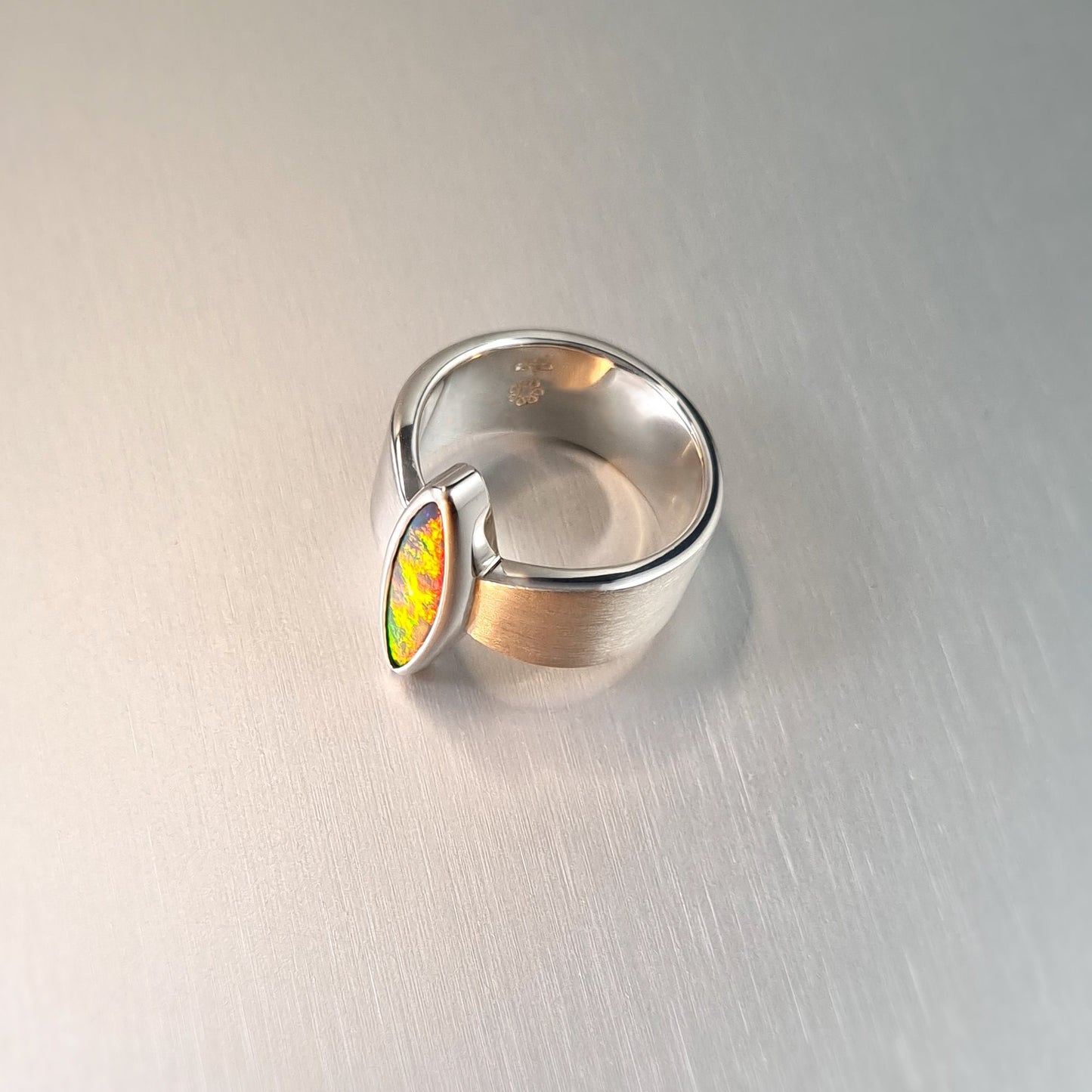 Opal Doublet Ring