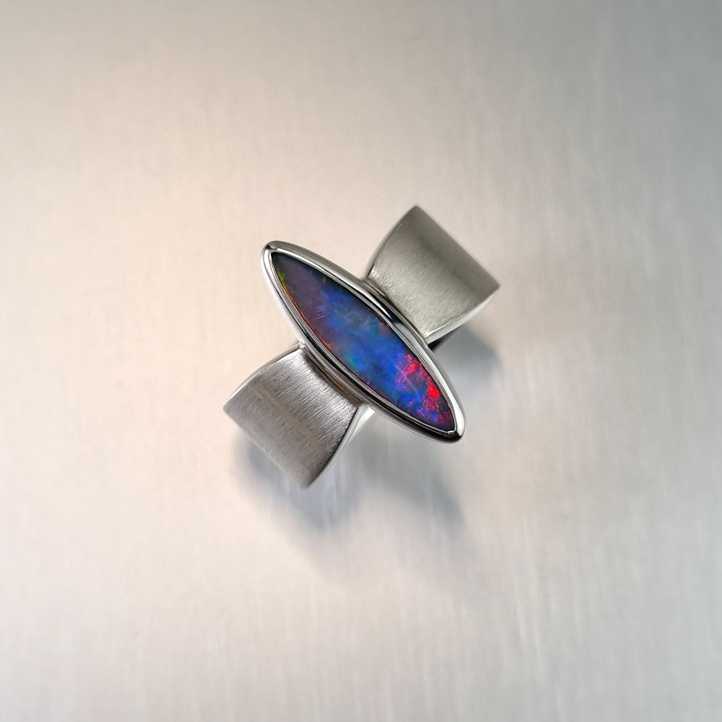 Opal Doublet Ring