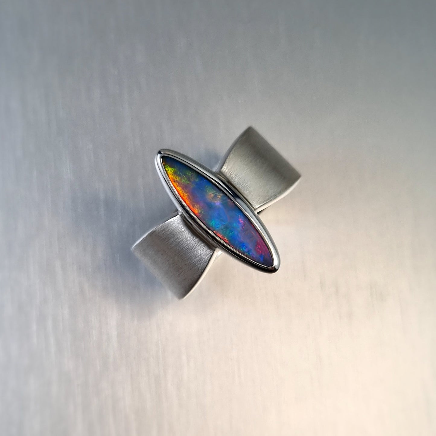 Opal Doublet Ring