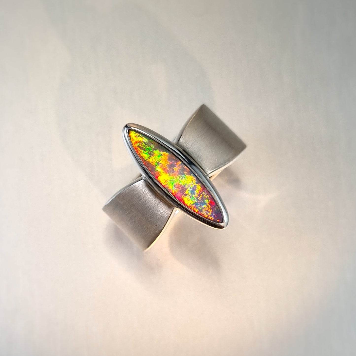 Opal Doublet Ring