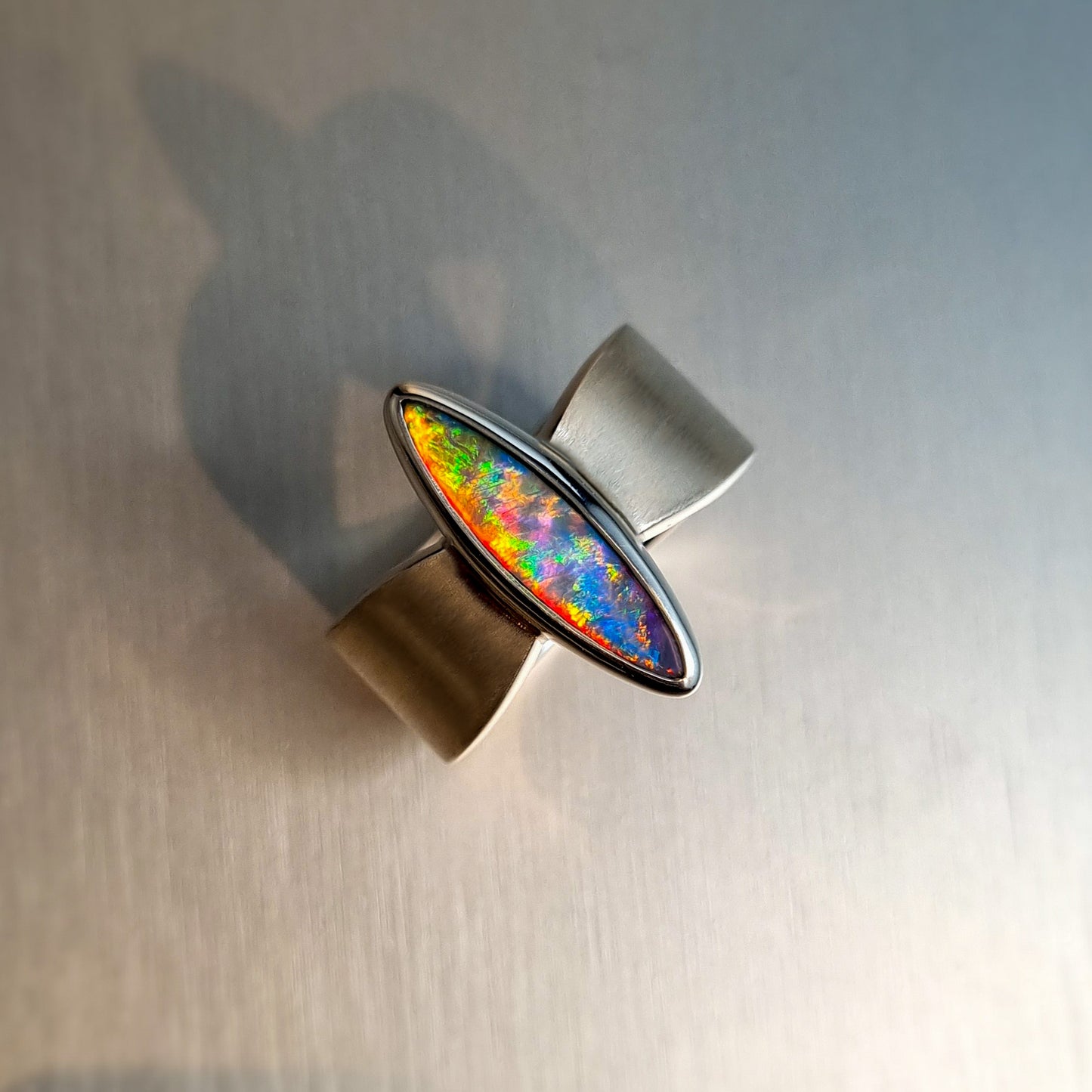 Opal Doublet Ring