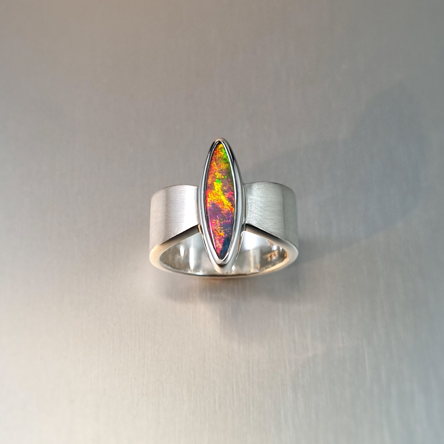 Opal Doublet Ring